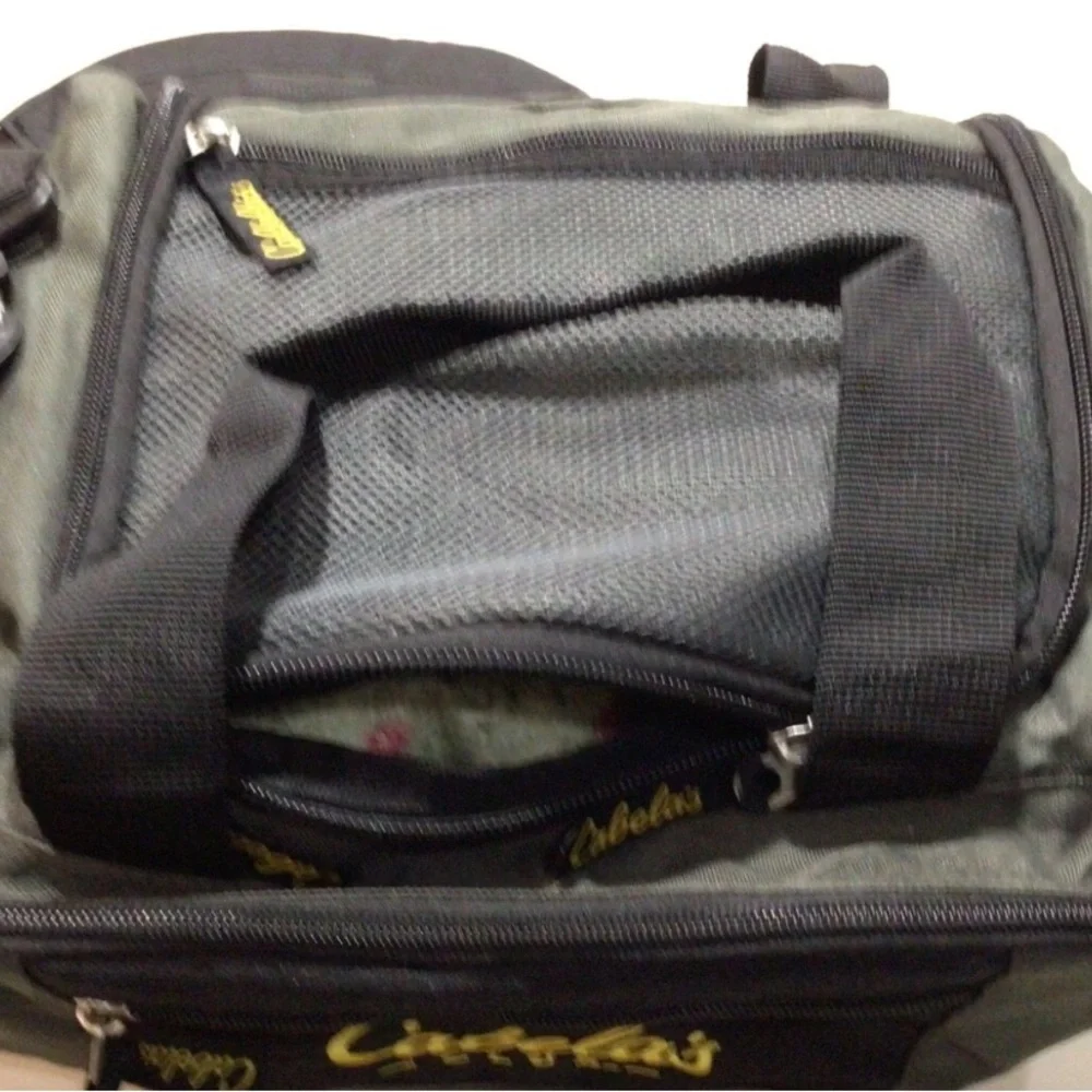 Gently Used Cabela's Catch-All Gear Black Fishing Bag